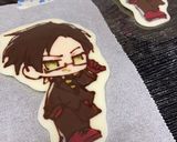 キャラクターケーキ(ヒプマイ 入間銃兎)作り方1写真