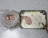 鶏もも揚げ　ワインビネガー味作り方4写真