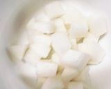 全てレンジ温野菜卵甘酢炒め風チャンプル作り方1写真