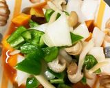 全てレンジ温野菜卵甘酢炒め風チャンプル作り方16写真