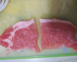 簡単生姜焼き用のお肉でピカタ作り方2写真