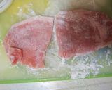 簡単生姜焼き用のお肉でピカタ作り方3写真