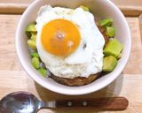 焼肉のタレで5分で簡単ロコモコ丼風！作り方6写真