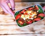 キャンプ飯　メスティン　タコライス作り方26写真