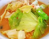 キャベチーたま辛ラーメン♪作り方6写真