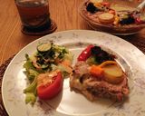 簡単⭐インスタ映えする夏のメガハンバーグ作り方6写真