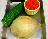 新玉ねぎととびこのマヨ和え作り方1写真