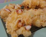 タコとじゃが芋のかき揚げ作り方7写真