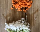 簡単☆ぱらぱら挽肉チャーハン作り方1写真