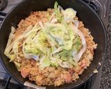 簡単！パラパラレタスチャーハン作り方5写真