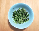豆苗のしらすとのりの和え物作り方3写真