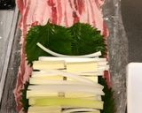 大好評　長ネギ大葉チーズの豚肉巻き！作り方2写真