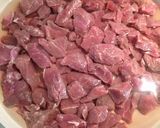 角切り牛肉のトマト味煮⭐︎トルコ作り方2写真