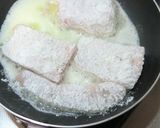ヒラメの、炒め揚げ風ムニエル作り方3写真