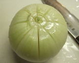 丸ごと新玉ねぎのカレーマヨ焼き作り方1写真