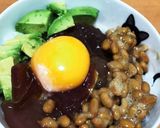 簡単！まぐろユッケ納豆丼作り方4写真