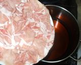肉豆腐♪簡単豚肉焼き豆腐で作り方5写真