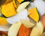 うどん&お餅の豆乳鍋作り方2写真