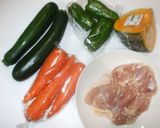 かぼちゃ鶏肉ラタトィユ♪簡単トマト缶なし作り方1写真