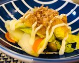 アボカドとなめ茸マヨ＊＊作り方4写真