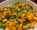 【卵大量消費】素を使って簡単！麻婆ニラ玉作り方4写真