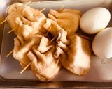 ほっとする味は　もち巾着と煮卵作り方3写真