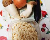 残り物色々☆クラムチャウダース−プパスタ作り方1写真