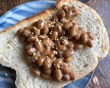 納豆蜂蜜トースト作り方3写真