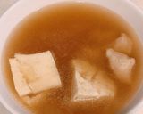 鶏つくねと豆腐の、中華スープ作り方5写真