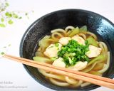 ささみdeパパッ♪と簡単♡鴨南蛮風うどん作り方5写真
