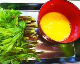 こしあぶらと卵のパラパラ炒飯作り方1写真