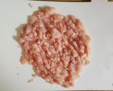 鶏むね肉deスタミナ梅みそつくね作り方1写真