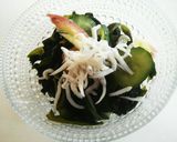 ♪きゅうりとわかめ、みょうがの酢の物♪作り方7写真