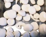 おやつに！甘い 黒ごまスープ 白玉入り作り方3写真