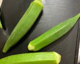 オクラ肉巻き串作り方1写真