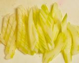 セロリの粕漬作り方1写真