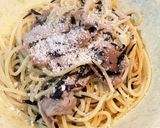 豚肉とひじきのペペロンチーノ作り方4写真