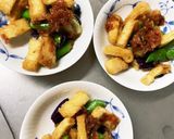 全てレンジ油揚げと野菜のオイスター梅和え作り方16写真