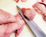 鶏☆砂ずりの銀皮(筋)取りの処理方法作り方4写真