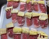 筍肉巻き串作り方4写真