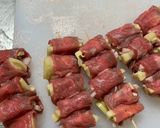 筍肉巻き串作り方6写真