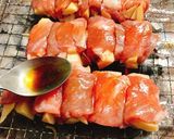 筍肉巻き串作り方9写真