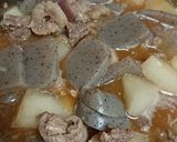 ★牛すじ肉のトロトロ土手焼き　作り方6写真
