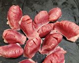 鶏☆砂ずりの銀皮(筋)取りの処理方法作り方11写真