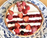 チョコレート×ベリーのチーズケーキ作り方11写真