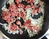 レモンと挽肉のショートパスタ作り方3写真