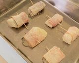 お弁当にもおすすめ！白身魚のベーコン巻き作り方3写真