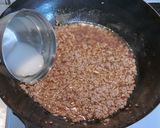 菜の花のピリ辛ひき肉あんかけ☆作り方11写真