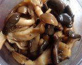 キノコ醤油の大根おろし和え作り方5写真