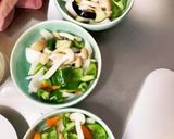全てレンジ油揚げ入りざる麺の具作り方11写真